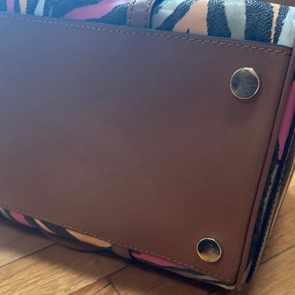 Michael Kors Pink and Orange with Gold Accents - Picture 6 of 8